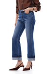 High Rise Flare Leg Jeans
