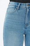 High Rise Straight Jeans-Straight-BAYEAS