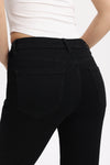 Mid Rise Skimmer Capri Jeans
