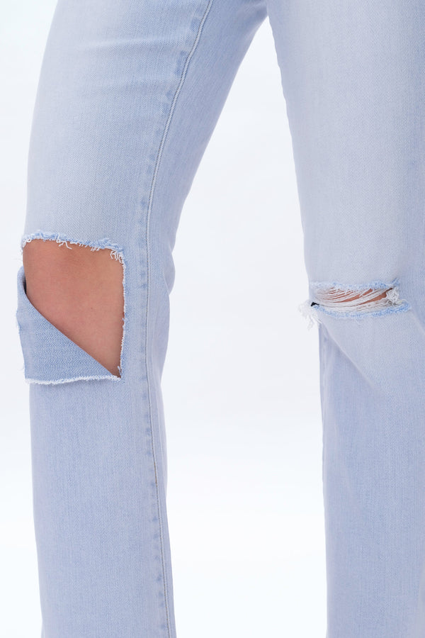 Bella Ripped Vintage Jeans-Straight-BAYEAS