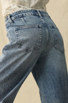 Mid Rise Wide Leg Jeans