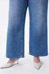 High Rise Ankle Wide Leg Jeans