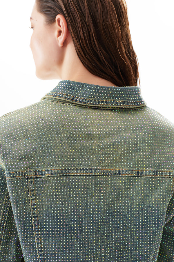 Rhinestone Denim Jacket