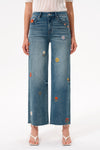 Mid Rise Wide Leg Jeans
