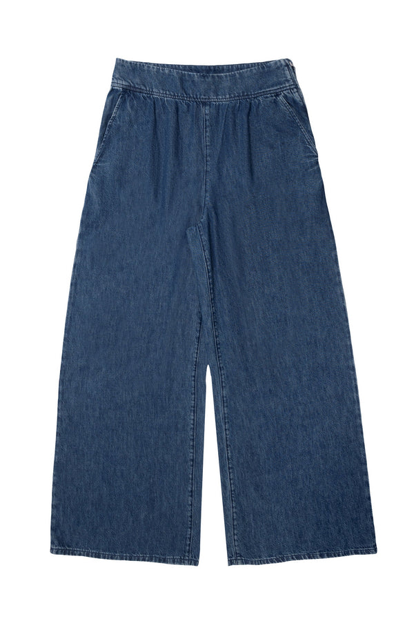 High Rise Wide Leg Jeans-Wide Leg-BAYEAS