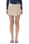 Drawstring High Rise Short Culottes