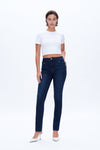 July Mid Rise Slim Fit Jeans-Straight-BAYEAS