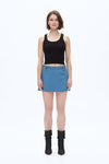 Mid Rise Mini Denim Skirt-Skirts-BAYEAS