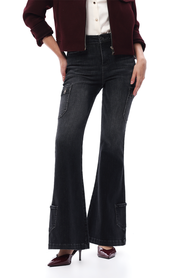 High Rise Flared Jeans