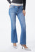 Mid Rise Distressed Bootcut Jeans