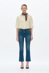 High Rise Flare Jeans-Flare-BAYEAS
