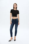 High Rise Skinny Jeans-Skinny-BAYEAS