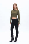 Slim Fit Cargo Jeans-Mom Jeans-BAYEAS