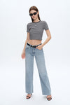 Kala High Rise Wide Leg Jeans-Wide Leg-BAYEAS