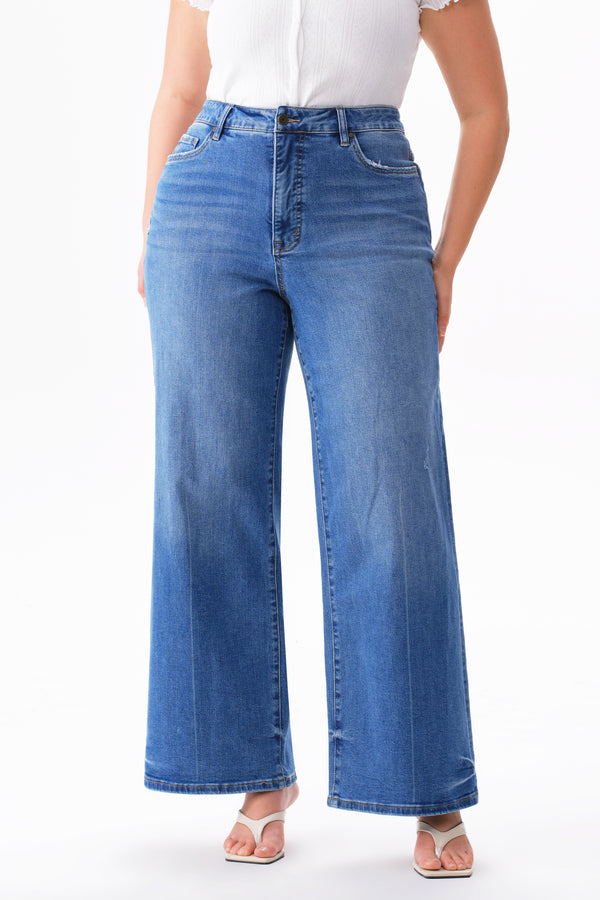 High Rise Wide Leg Jeans