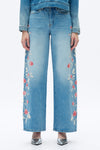 High Rise Barrel Leg Jeans-Barrel-BAYEAS