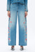 High Rise Barrel Leg Jeans-Barrel-BAYEAS