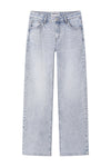Mid Rise Barrel Leg Jeans-Wide Leg-BAYEAS