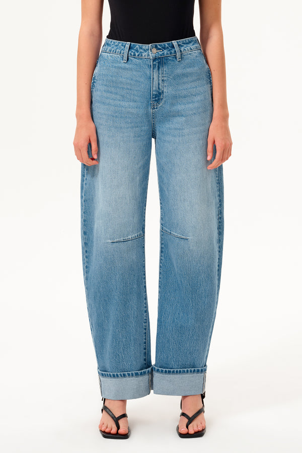 Berlin High Rise Barrel Jeans