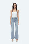 High Rise Bootcut Flare Denim Jeans-Flare & Bootcut-BAYEAS