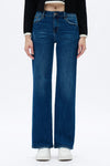 Alsa Mid Rise Wide Leg Jeans
