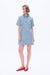 Shirt Dress with Chest Zipper-Dresses-BAYEAS