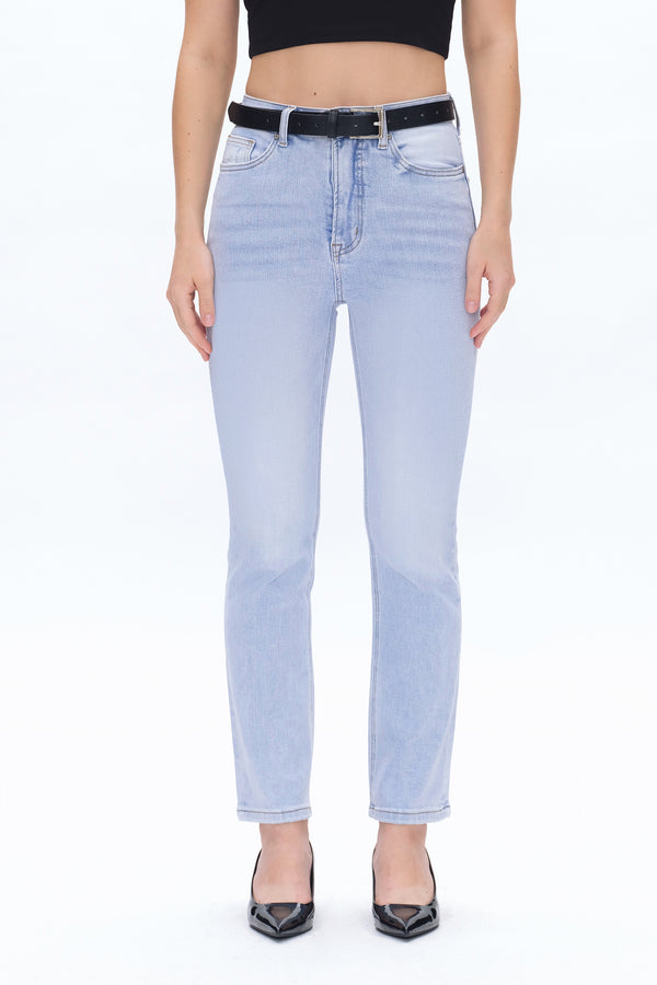 Carol High Rise Straight Jeans