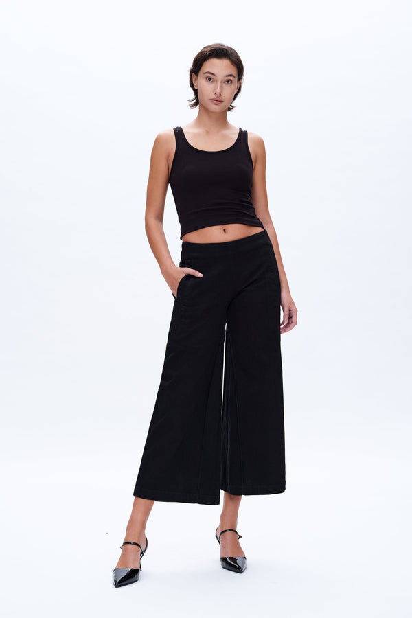 Timothy Low Rise Relax Wide Leg Trousers Denim Jeans-Wide Leg-BAYEAS
