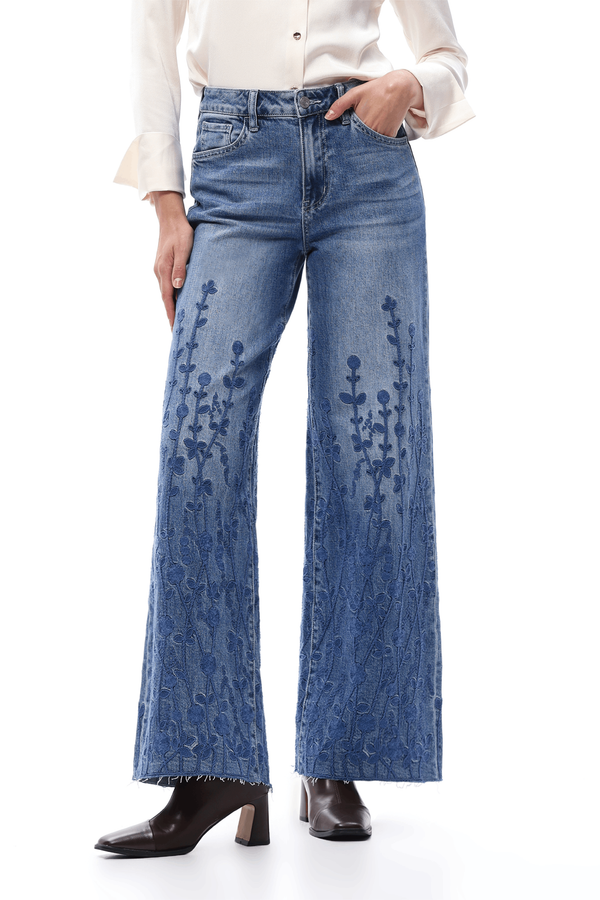 High Rise Wide Leg Jeans