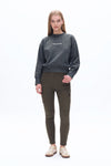 Slim Fit Cargo Jeans-Mom Jeans-BAYEAS