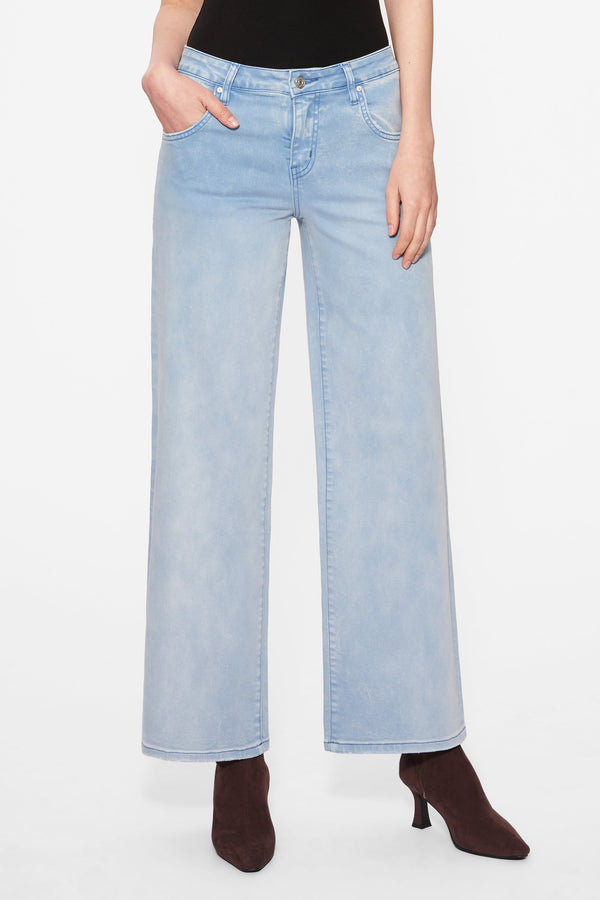 Luna Mid Rise Wide Leg Pants-Wide Leg-BAYEAS