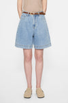 Amanda Bermuda Denim Shorts-Bermuda Shorts-BAYEAS