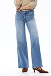 Mid Rise Wide Leg Jeans