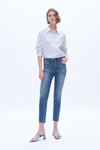 High Rise Skinny Jeans-Skinny-BAYEAS