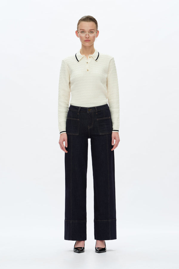 KATIA MID RISE WIDE LEG-Wide Leg-BAYEAS