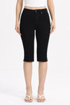 Mid Rise Skimmer Capri Jeans