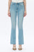 High Rise Rhinestone Jeans-Flare-BAYEAS
