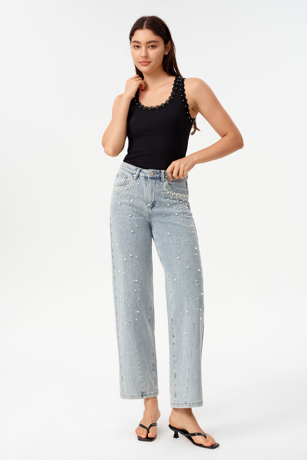 Berlin High Rise Barrel Jeans