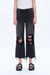 90s Vintage Distressed Crop Jeans-Flare & Bootcut-BAYEAS