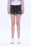 Nova Raw Hem Denim Shorts-Shorts-BAYEAS