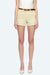 Flora Denim Shorts With Raw Hem-Shorts-BAYEAS