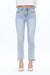 Daisy High Rise Slim Denim Jeans With Raw Hem-Straight-BAYEAS