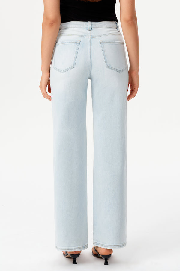 Valentine High Rise Straight Jeans