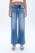 High Rise Wide Leg Denim Jeans-Wide Leg-BAYEAS