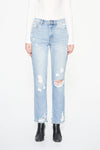 Christine Distressed Mom Jeans-Mom Jeans-BAYEAS