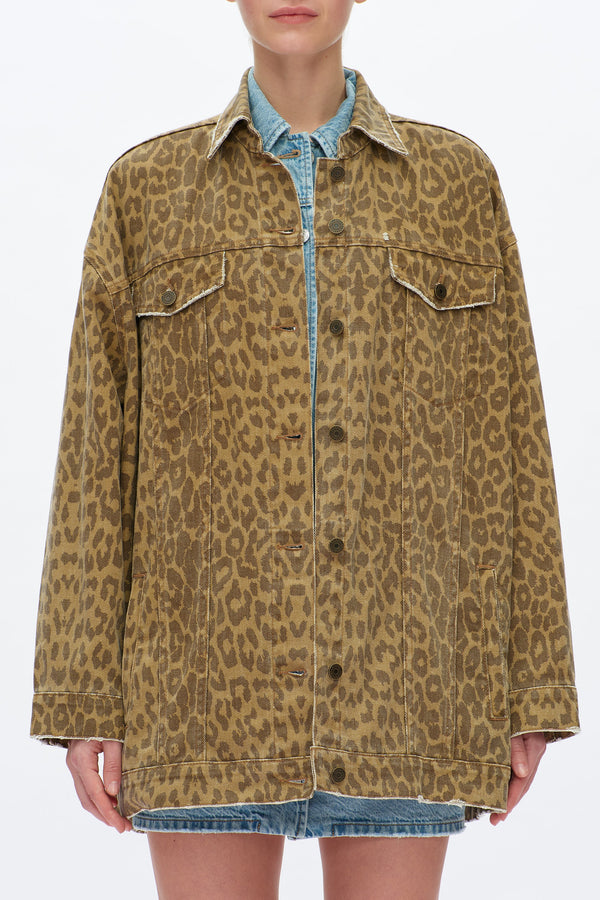 Relaxed Leopard Jacket-Jackets-BAYEAS