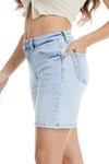 Jess High Rise Denim Shorts-Shorts-BAYEAS