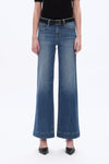 Low Rise Wide Leg Denim Jeans-Wide Leg-BAYEAS