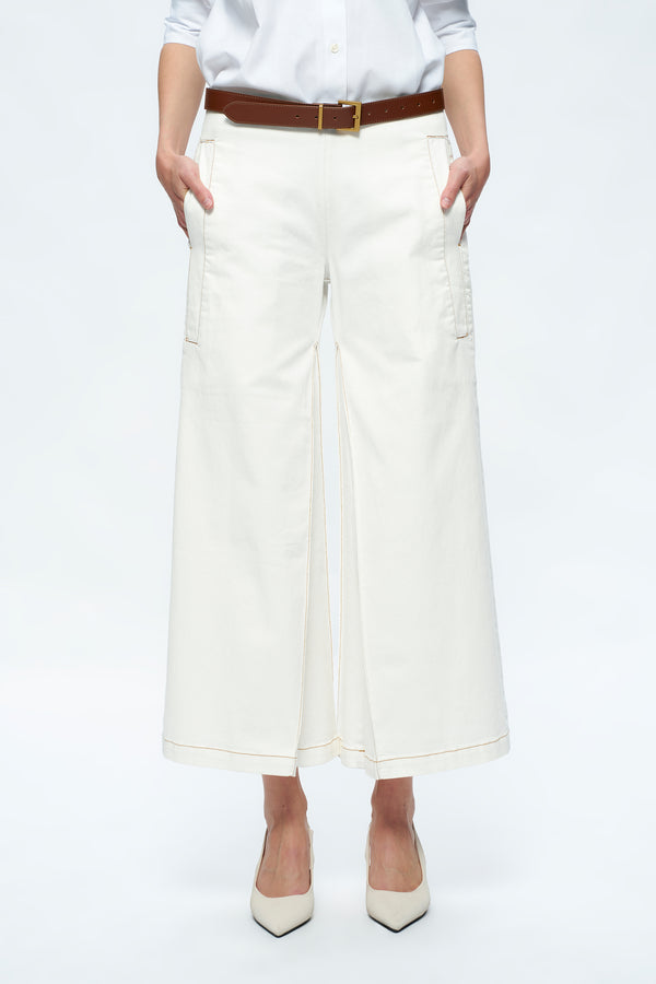 Timothy Low Rise Relax Wide Leg Trousers Denim Jeans-Wide Leg-BAYEAS
