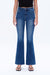 Butt Lifting Flare Denim Jeans-Flare & Bootcut-BAYEAS